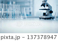 Medical and biotechnology clean background (copy space) 137378947