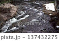 The mountain stream of Higashiyama Onsen that flows through the rocks 137432275