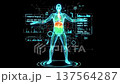 Future Health Check Hologram Analysis Video 137564287