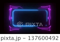 monitor gaming overlay with glowing neon lights effect green screen background 137600492
