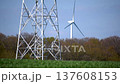 Wind turbine in nature with good weather 137608153