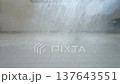 Shower scene with water splashing onto the floor (slow motion) 137643551
