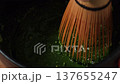 Matcha green tea is a refreshing and healthy drink. 137655247