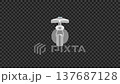 正面から見た蛇口から水漏れするモーショングラフィックス 137687128