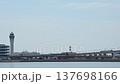 A 2000 series μ-SKY and a 2200 series Meitetsu train passing each other on the railway bridge connecting to Chubu Centrair International Airport (Meitetsu Airport Line, March 2026) 137698166