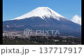 Tilt-down view of Mount Fuji from the air 137717917