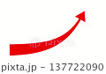 向上彎曲的箭頭（紅色） 137722090