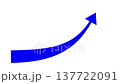 向上彎曲的箭頭（藍色） 137722091