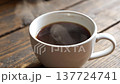 Steamy coffee 137724741