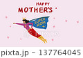 Flying Superhero Mom Mothers Day Greeting Animation 137764045