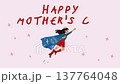 Flying Superhero Mom Mothers Day Greeting Animation 137764048