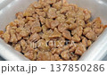 Close-up video of finely ground natto (60 frames/second) 137850286