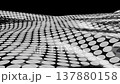 Op Art-style monochrome pattern loop video 137880158