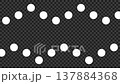 A looping animation of bouncing dots and circles moving forward, with a transparent background. A looping animation of bouncing dots and circles moving forward, with a transparent background. 137884368