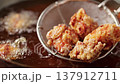 Fried chicken slow motion 137912711
