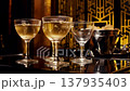 Cheers to Luxury Bubbling Champagne Glasses and Ice Bucket. 137935403