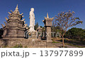 Standing Buddha statue against sky at Tong Lam Son Temple Nha Trang Vietnam 137977899
