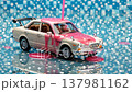 classic  model car with liquid splash 137981162