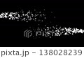 Glowing white twinkling glitter stars line with sparkling fairy dust wand motion and doodle star shine, twinkling fairy sparkles, luxury magical glitter trail animation on black screen ,4k 138028239