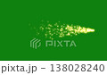 magic glitter sparkle trail on green screen background,4k animation 138028240