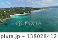 フィリピン・ボラカイ島 ホワイトビーチの絶景ドローン空撮 晴天の昼 138028412
