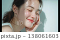 Beauty portrait of a relaxed woman with beautiful white skin. 138061603