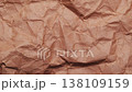 Stop motion of crumpled craft brown paper texture, abstract loop background 138109159