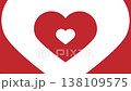 Six heart-shaped transition/gradient color schemes. 138109575