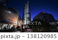 [Kanagawa Prefecture, Kawasaki City] Urban night view of the west exit of JR Kawasaki Station (fixed) 138120985