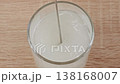 Close-up Mixing Collagen Drink With Milk Frother In Glass, Smooth Supplement Preparation Process In Water. Nutrition, Beauty And Healthy Lifestyle Concept. 138168007
