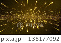 香檳金流星雨和閃爍的光點背景素材 138177092