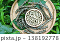 Herbal Tinospora crispa and capsules with leaves have medicinal properties. 138192778