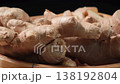 Fresh Ginger Root is a healthy and natural spice used in cooking to add flavor and aroma. 138192804