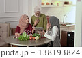 Group of women cooking and enjoying cultural food traditions 138193824