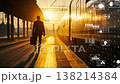 A business journey concept symbolizing movement to the future and digital transformation. 138214384