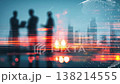 The Digital Speed Concept symbolizes high-speed data communication and business transformation. 138214555