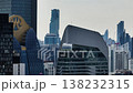 Aerial view of commercial buildings and high rise towers. Bangkok, Thailand. 138232315