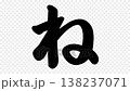 Stroke order and video for the hiragana character "ne" 138237071