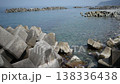 A coastline with many tetrapods in Itoigawa City, Niigata Prefecture 138336438