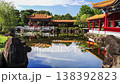 [Kanagawa Prefecture, Kawasaki City] Scenery of Shenxiu Garden, a Chinese garden in Japan (pan right) 138392823