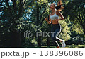 Western woman running 138396086