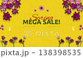 Spring Sale Background with Floral Design and Fresh Seasonal Promotion Banner Spring Sale Background with Floral Design and Fresh Seasonal Promotion Banner 138398535