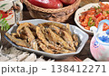 crispy fried river fish  138412271