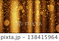 ゴールドのキラキラ背景動画 138415964