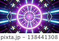 geometric neon tunnel vj loop for music visualization 138441308