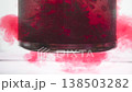 hibiscus in a glass teapot 138503282