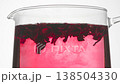 hibiscus stains the water in the kettle 138504330