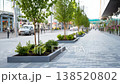 Modern Urban Streetscape with Trees 138520802