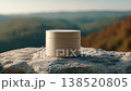 Minimalist Container on Scenic Background 138520805