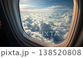 Clouds View from Airplane Window 138520808